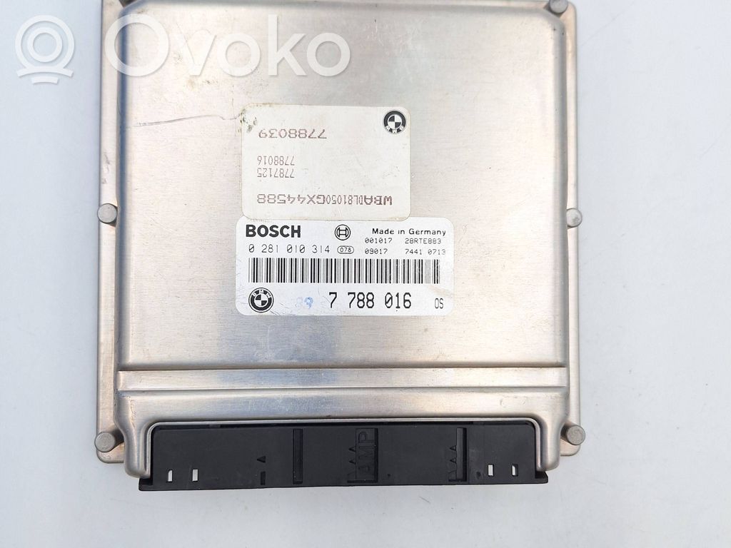 Engine control unit/module   7788039,13617788039,0978,115852990,1585299,8379345