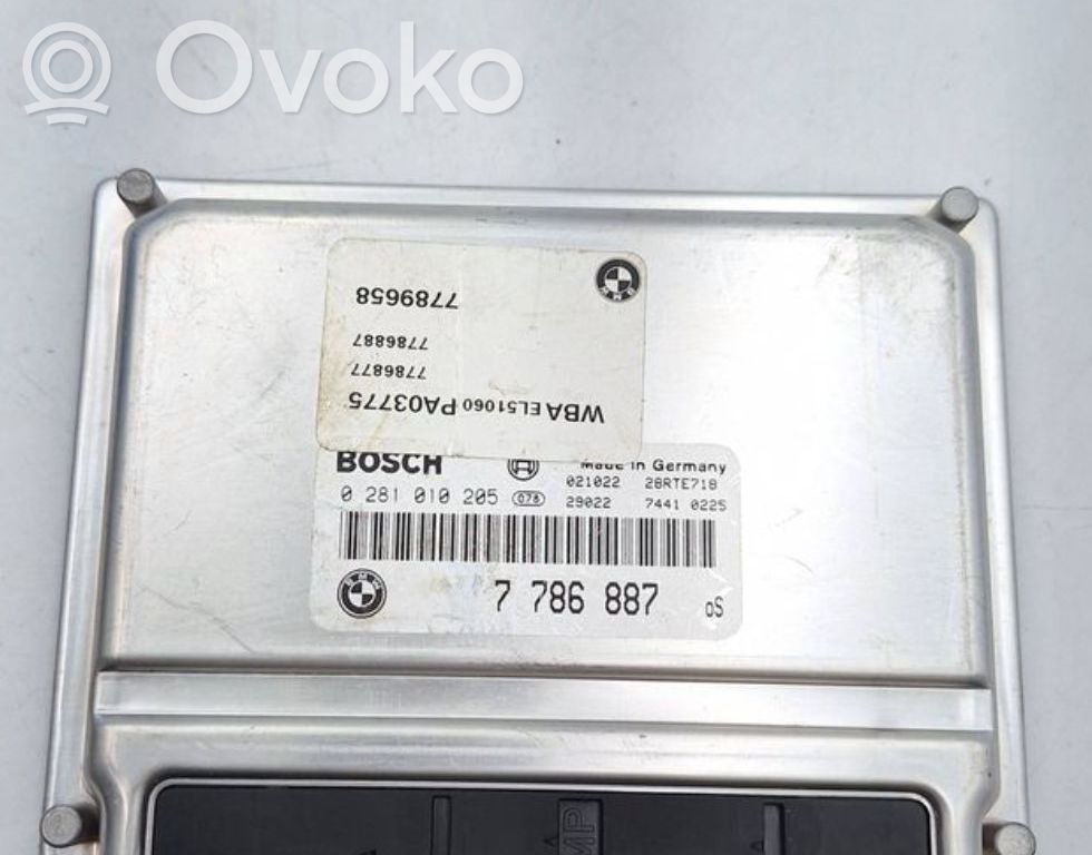 BMW 3 E46 Engine control unit/module 