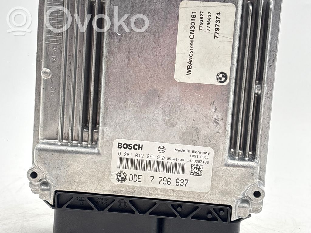Engine control unit/module   7796637,7795913,13617796637,13617795913