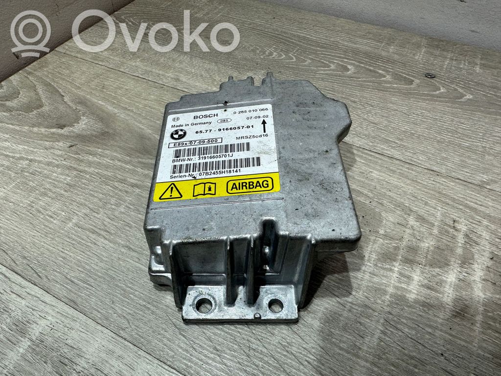 Sterownik / Moduł Airbag   9166057,31916605701J,0285010066,MRSZ5C016