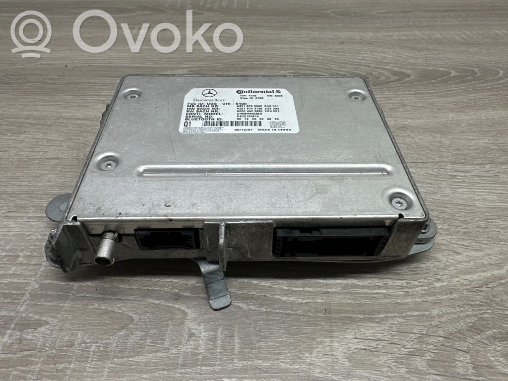 Unidad de control/módulo de bluetooth   A2218708992,A0004423960,DB70153810