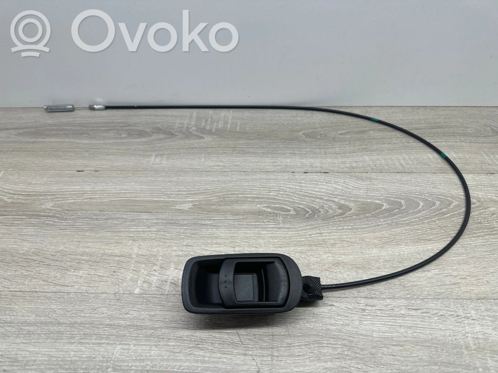 Seat back rest control lever/handle