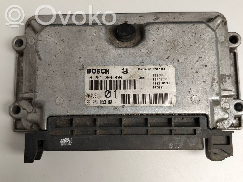 Engine control unit/module   0261204494,9630985380