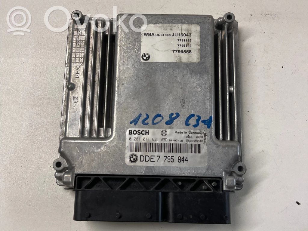 Unidad de control/módulo del motor   7795844,7796558,0281011631