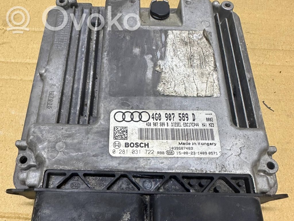 Audi A6 S6 C7 4G Engine control unit/module 