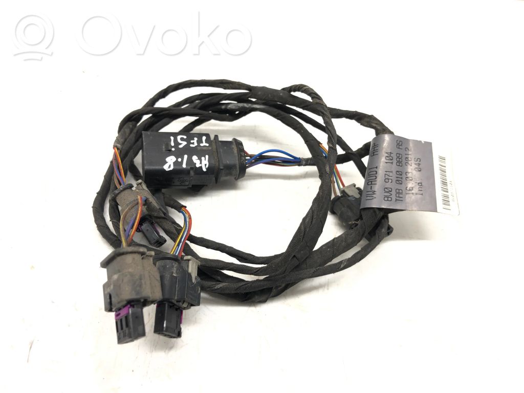 Audi A3 S3 8V Cableado del sensor de aparcamiento (PDC) 