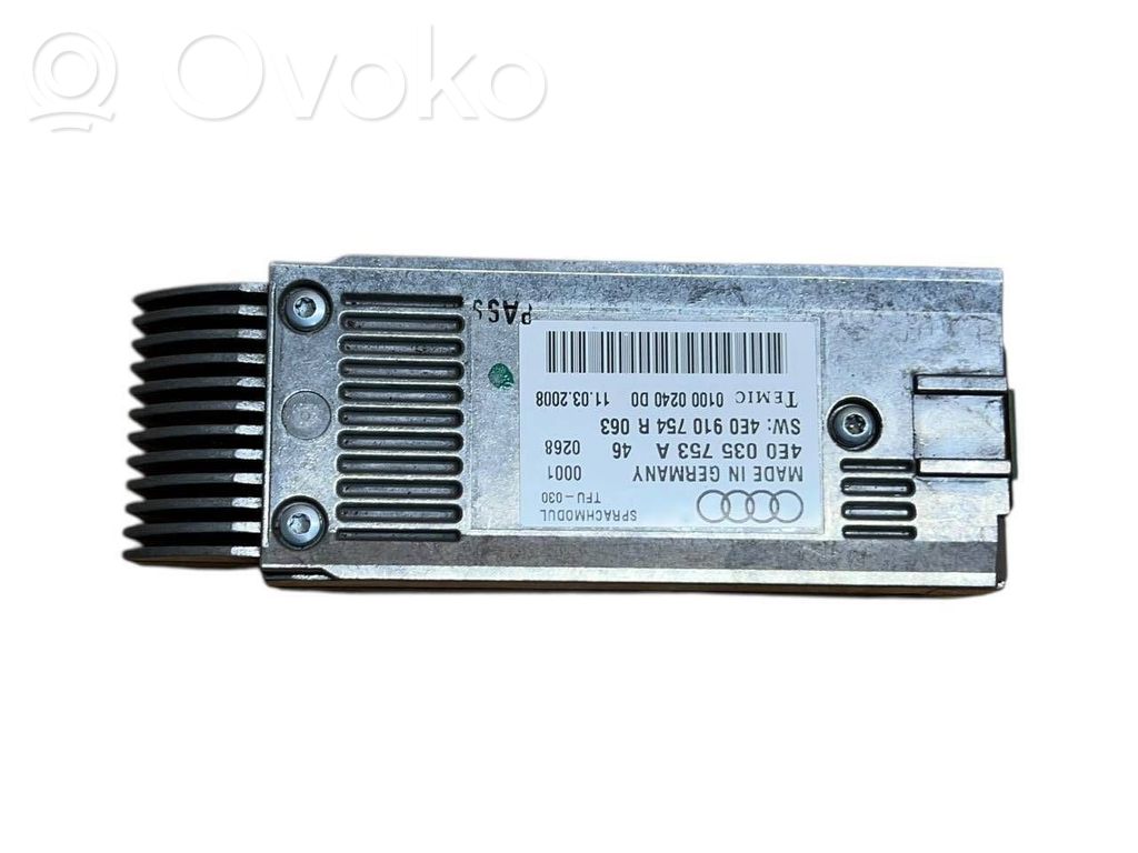 Audi A4 S4 B7 8E 8H Voice control module 