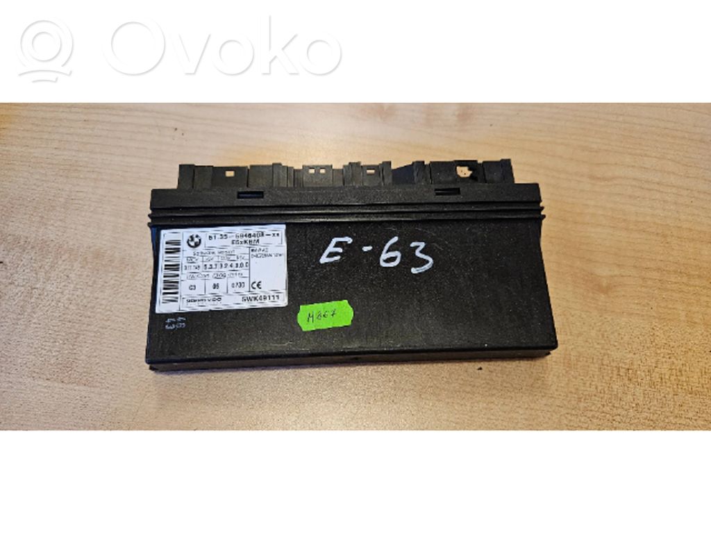 BMW 6 E63 E64 Komforta modulis 