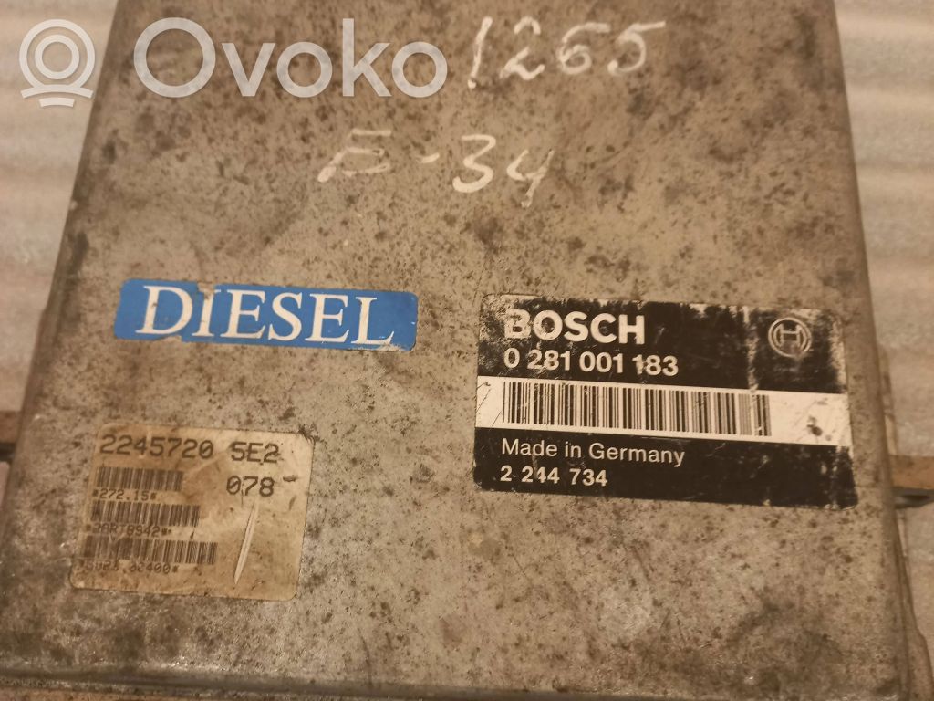 BMW 5 E34 Calculateur moteur ECU 