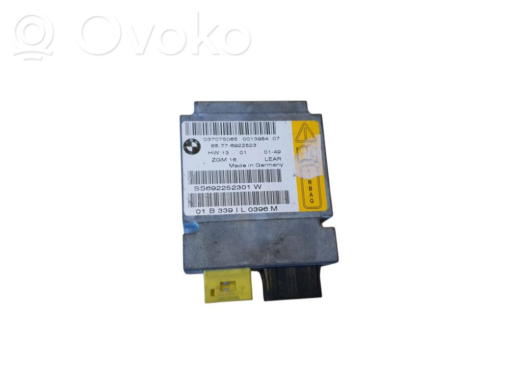 Airbag control unit/module   6922523,92252301,339L0396M