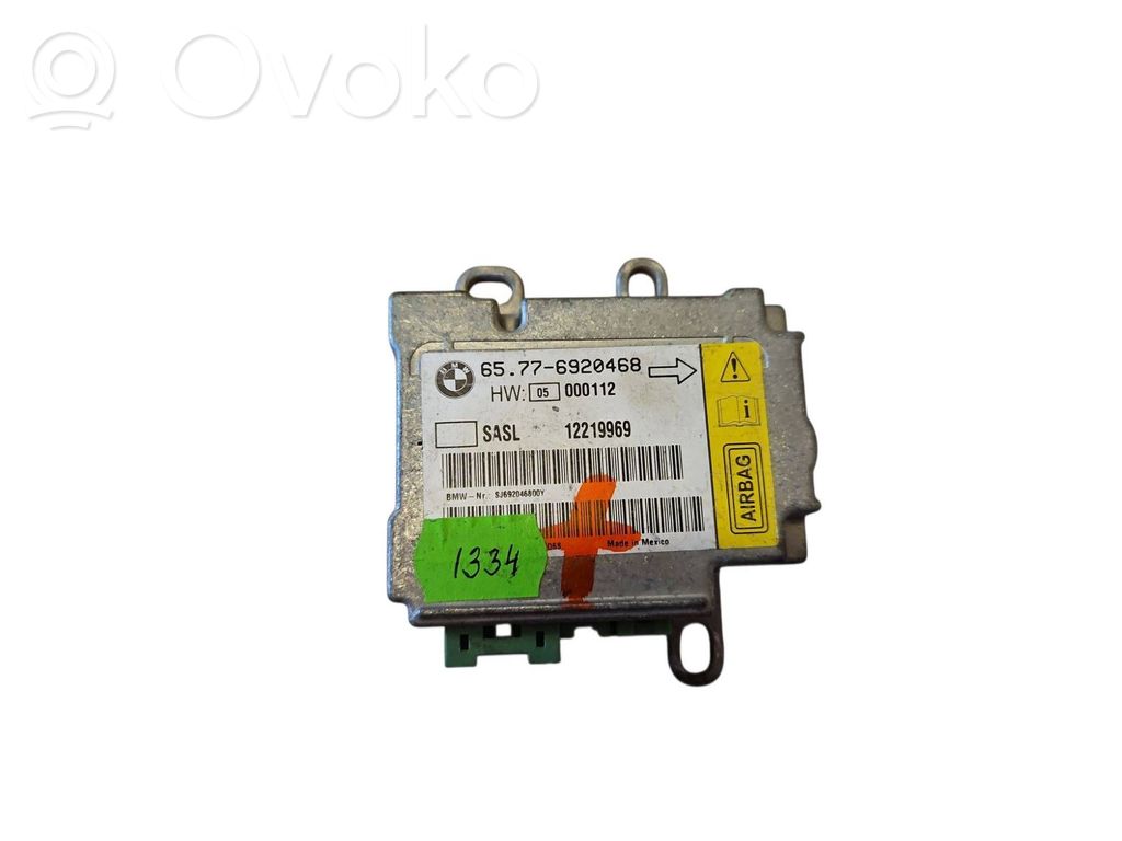 Unidad de control/módulo del Airbag   6920468,12219969