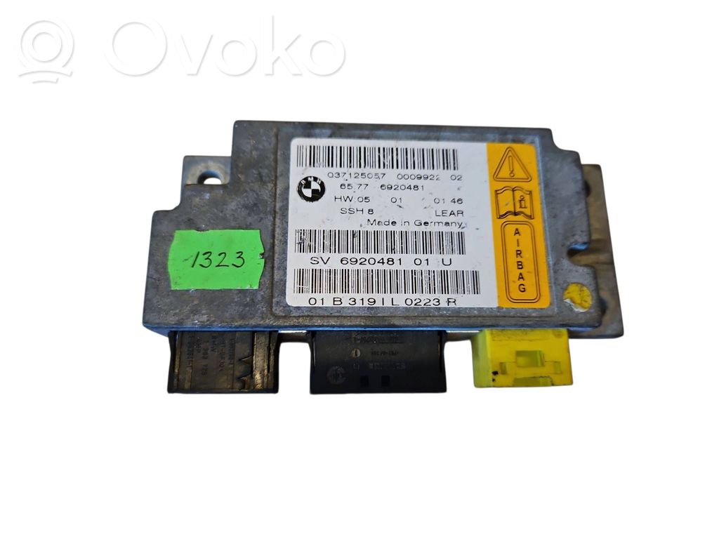 Unidad de control/módulo del Airbag   6920481,037125057