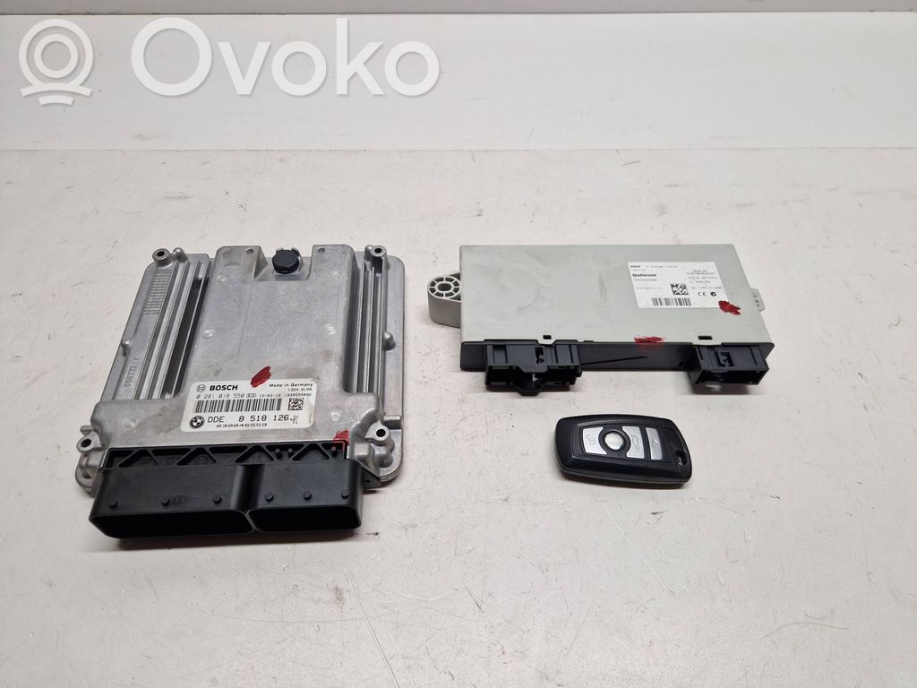 BMW 5 F10 F11 Engine ECU kit and lock set 
