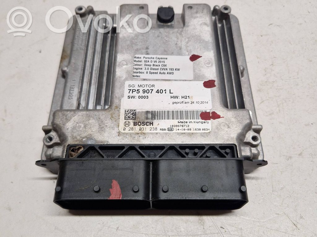 Porsche Cayenne (92A) Engine control unit/module 