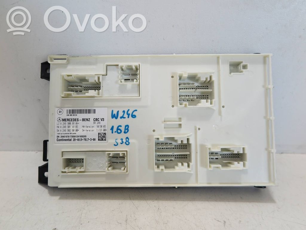 Mercedes-Benz B W246 W242 Unitate de control SAM 