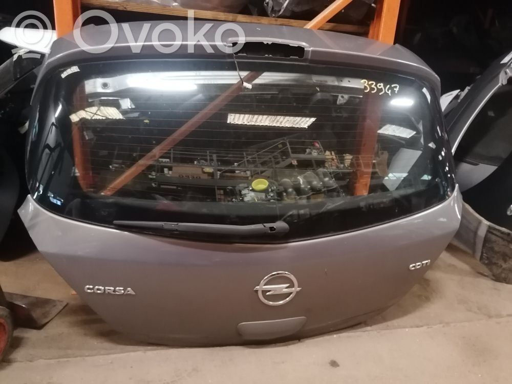 Opel Corsa D Tylna klapa bagażnika 