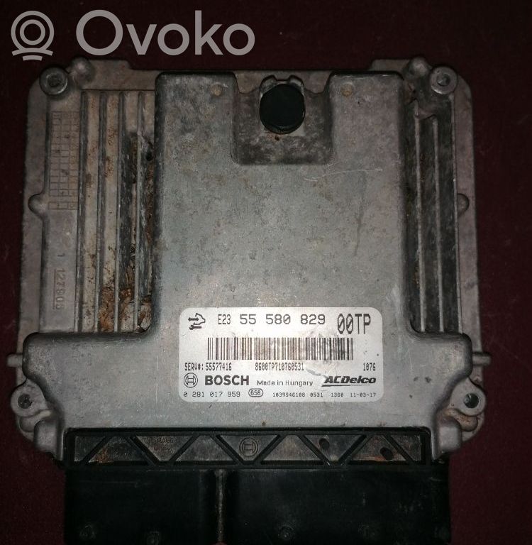 Opel Corsa D Komputer / Sterownik ECU silnika 