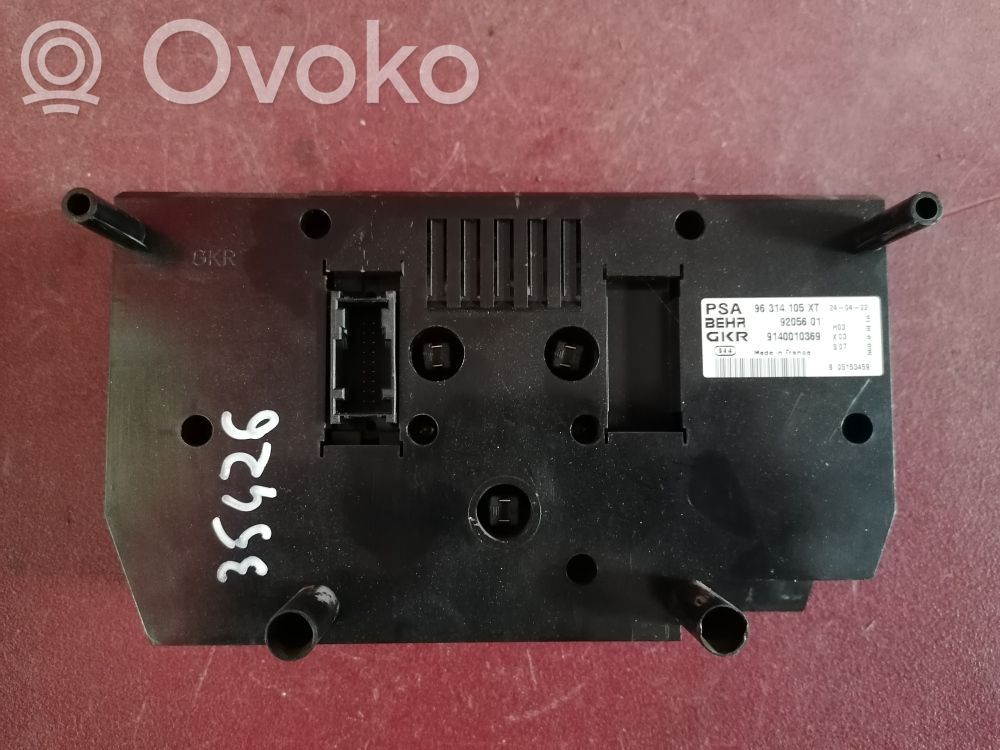 Citroen Xsara Picasso Climate control unit 