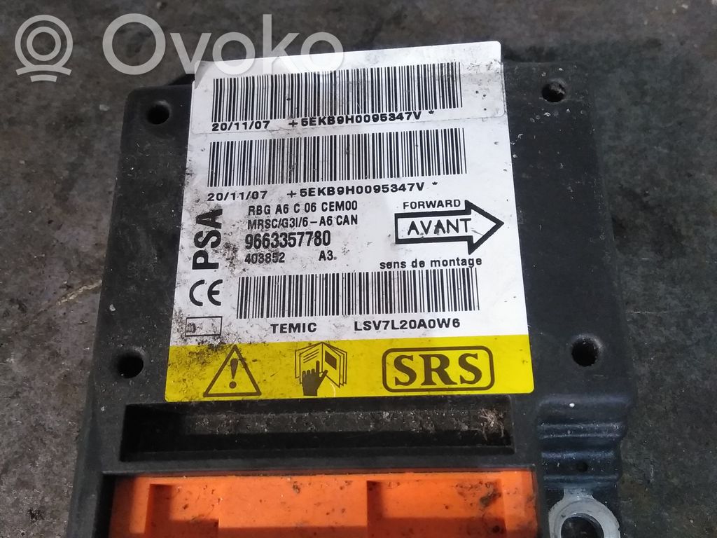 Airbag control unit/module   654699,27425507,36400,VDMS18