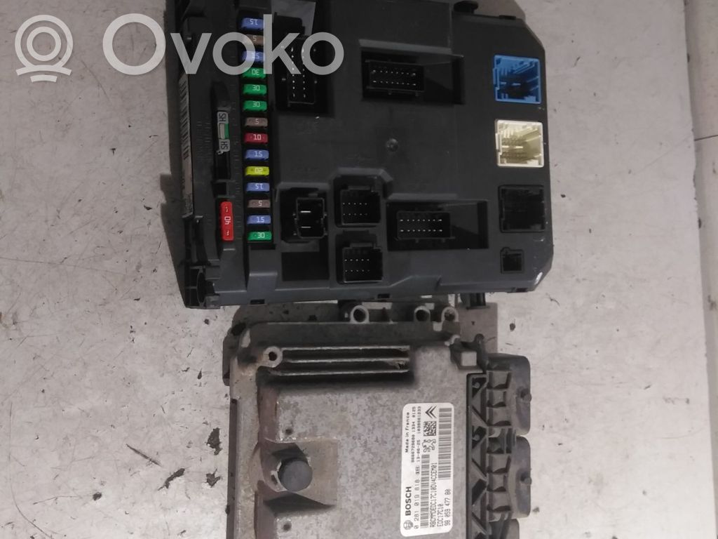 Citroen C3 Engine ECU kit and lock set 