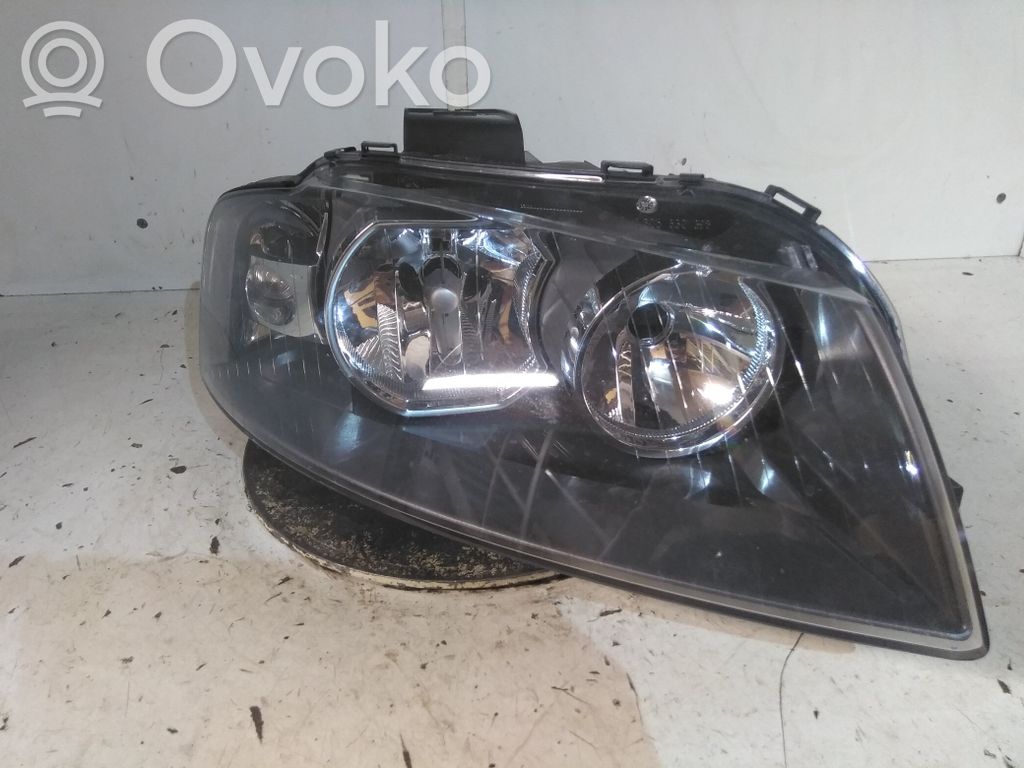 Headlight/headlamp   8P0941004K,27422163,37006,VDMS18