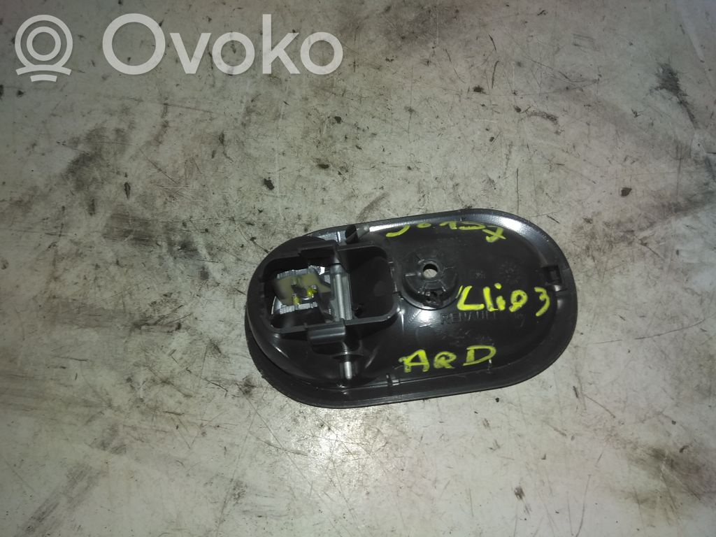 Renault Clio III Klamka wewnętrzna drzwi tylnych 