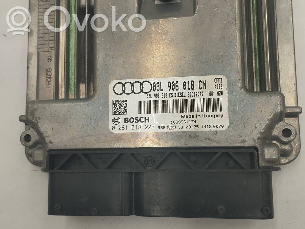 Audi Q3 8U Engine control unit/module 