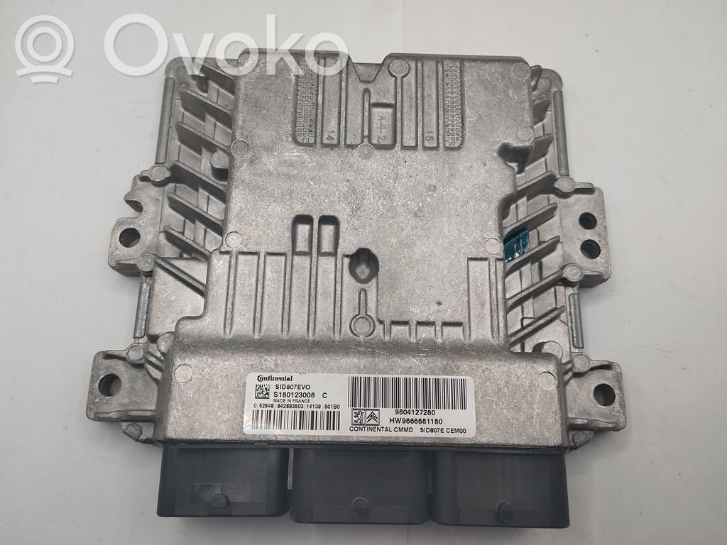 Engine control unit/module   S180123008C,9804127280,9666681180
