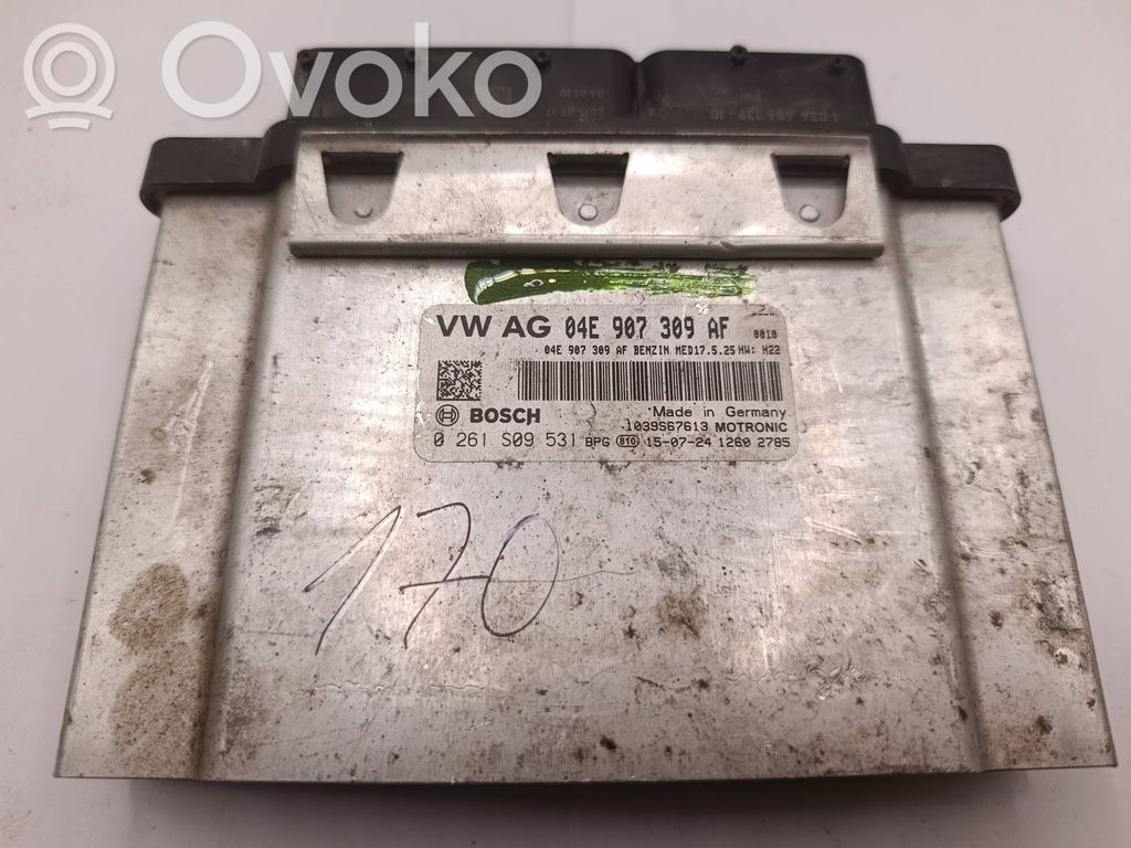 Engine control unit/module   04E907309AF,0261S09531