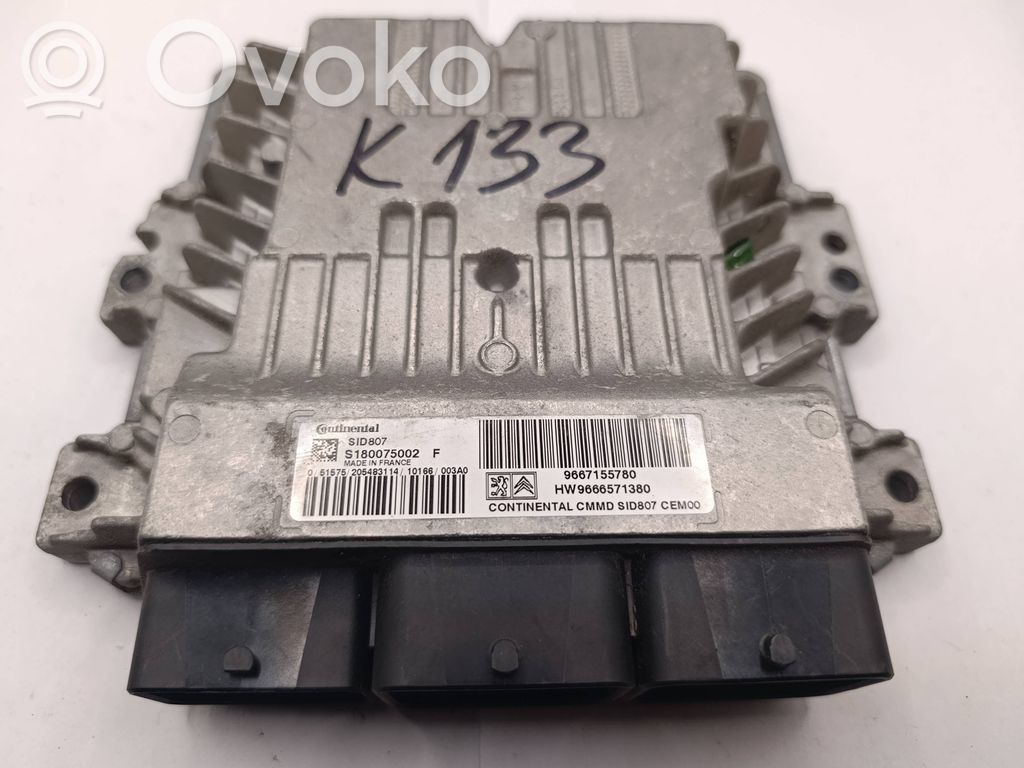 Peugeot 308 Engine control unit/module 