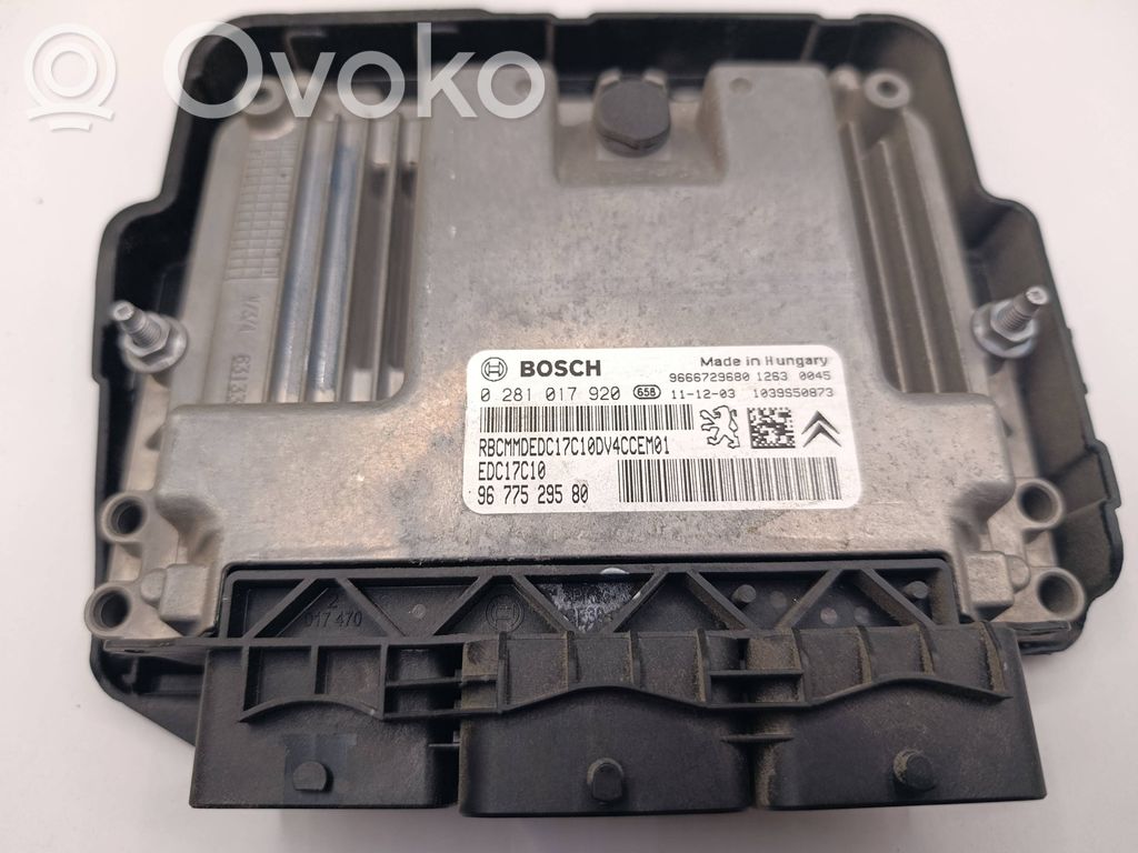 Citroen C3 Engine control unit/module 