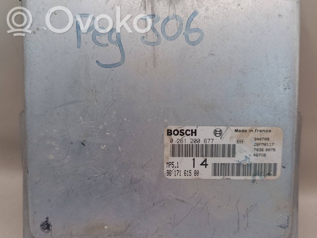 Peugeot 306 Unidad de control/módulo del motor 