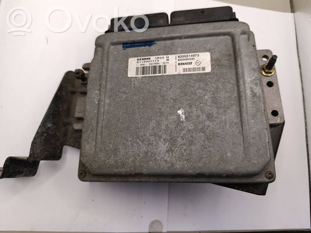 Engine control unit/module   S118301113,8200080285,8200214973