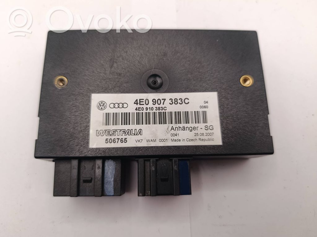 Audi A8 S8 D3 4E Tow bar trailer control unit/module 