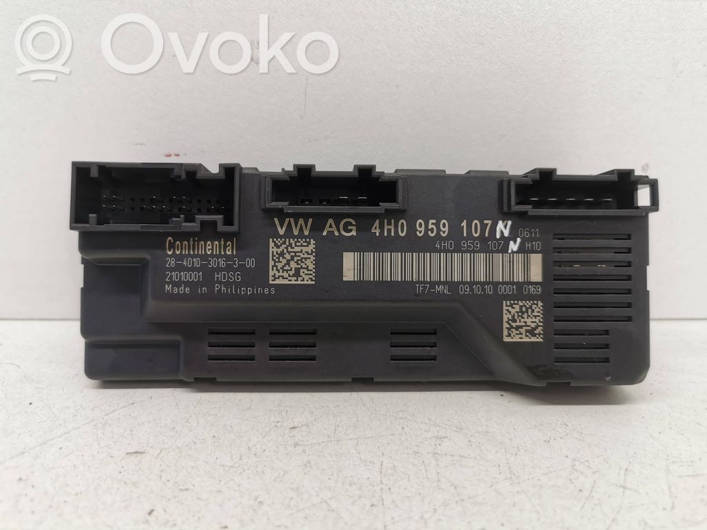 Tailgate/trunk control unit/module   4H0959107N,4H0959107K