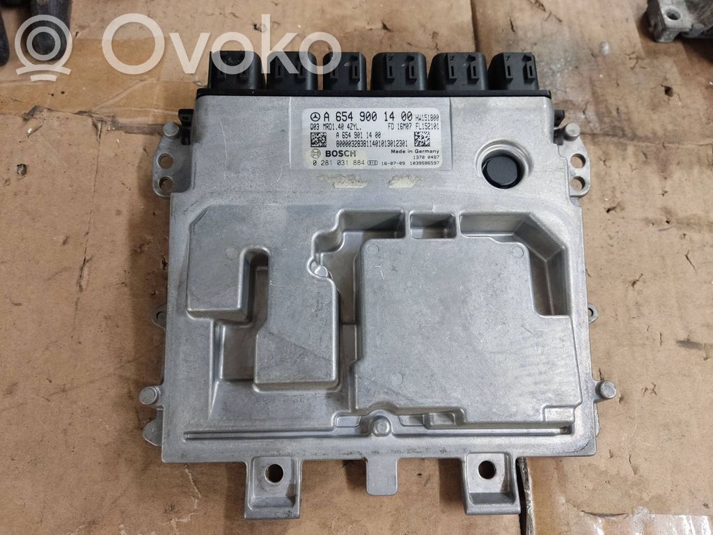Engine control unit/module   A6549001400,A6549011400,0281031884
