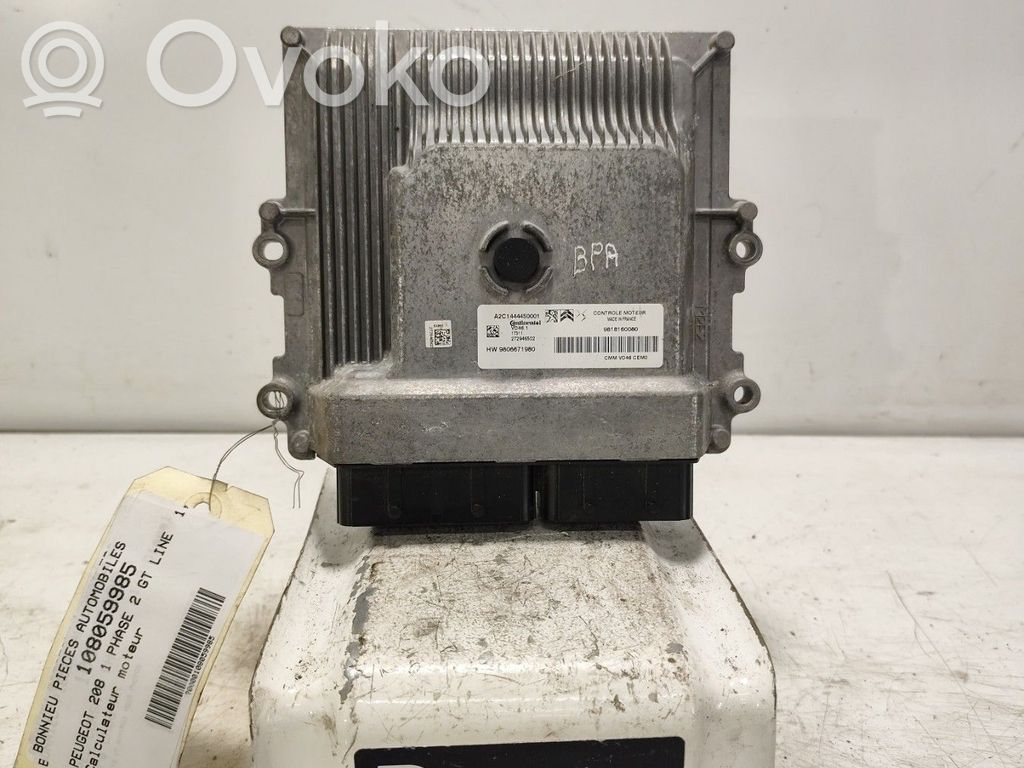 Peugeot 208 I Engine control unit/module 