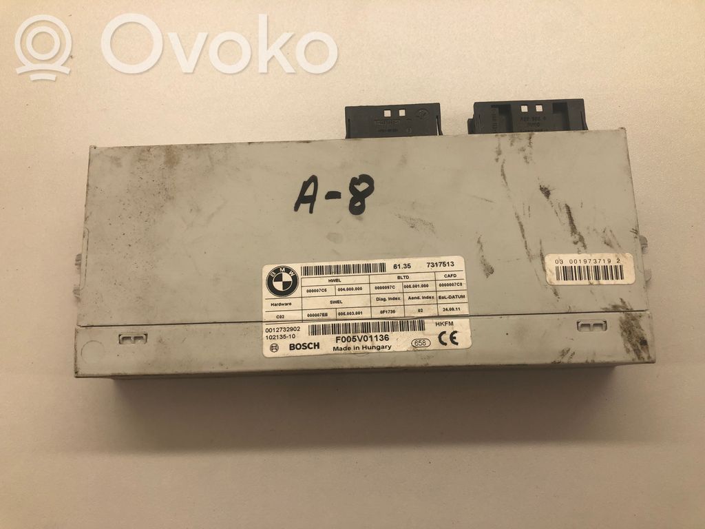 BMW 5 F10 F11 Sterownik / Moduł elektrycznej klapy tylnej / bagażnika 