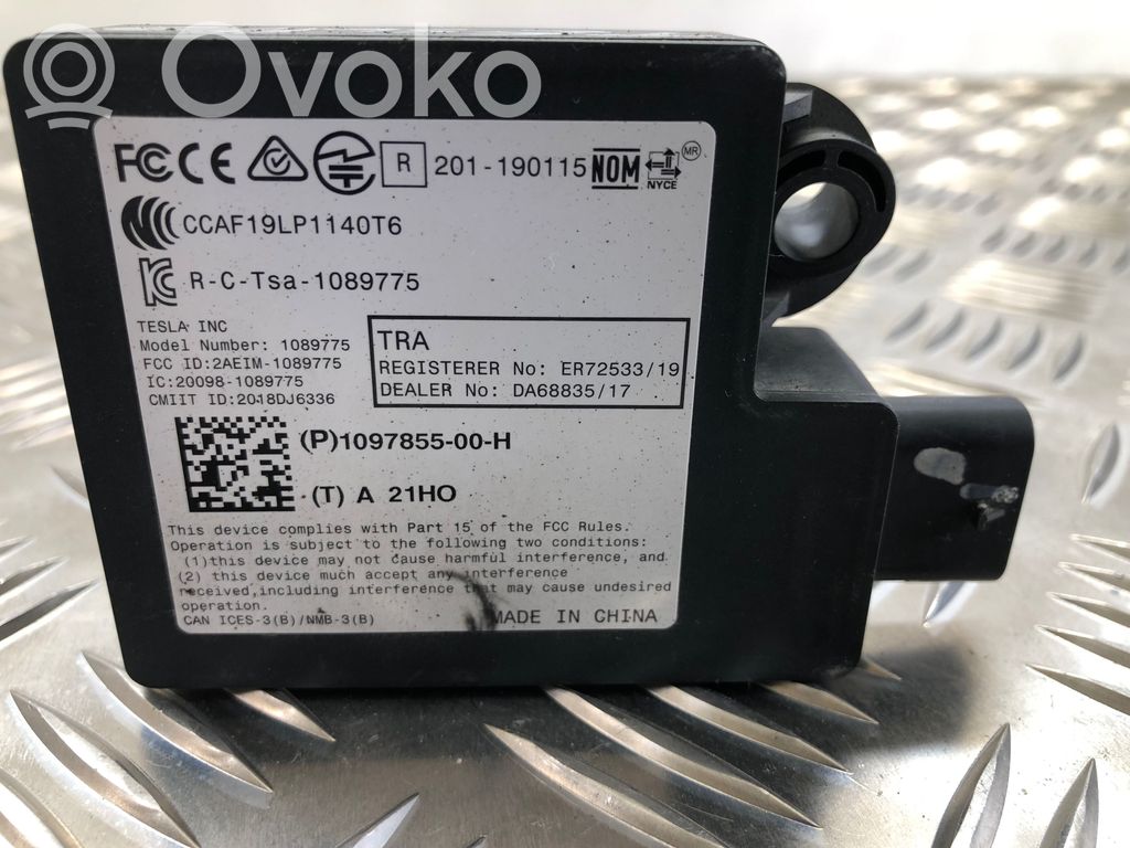 Tesla Model 3 Other control units/modules 