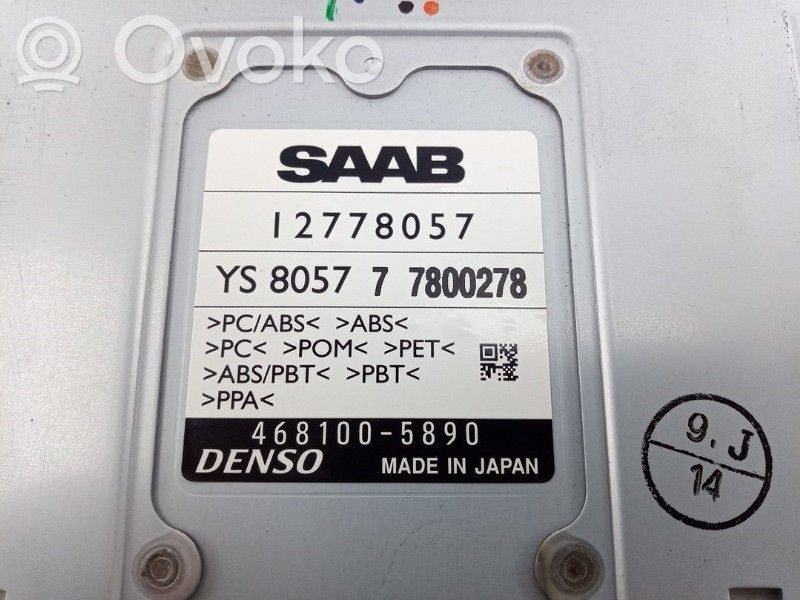 Saab 9-5 Radio/CD/DVD/GPS head unit 