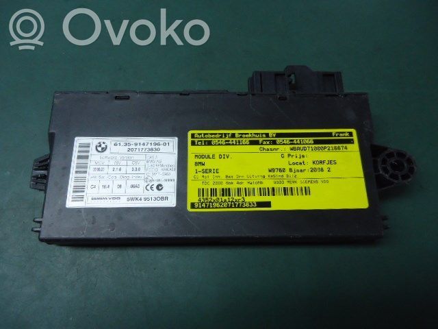 Other control units/modules   61359147196,61359147196