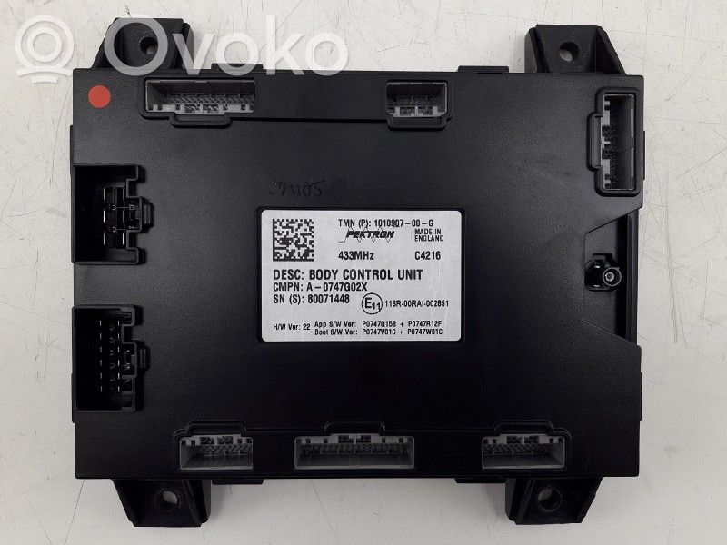 Other control units/modules   101090700G,101090700G