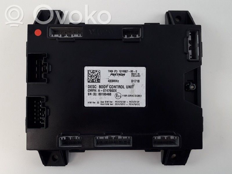 Other control units/modules   101090700G,101090700G