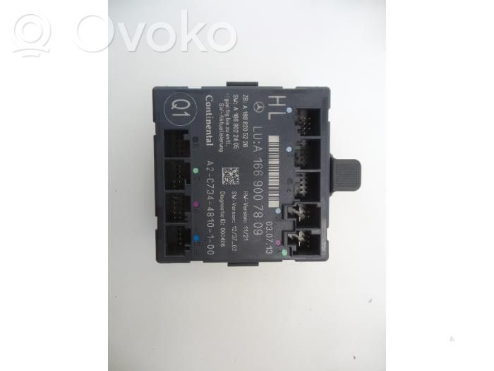 Mercedes-Benz ML W166 Unidad de control/módulo del bloqueo de puertas