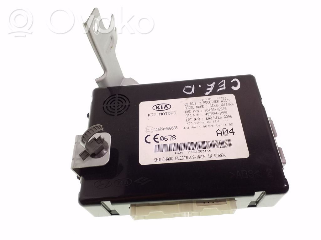 KIA Ceed Immobilizer control unit/module 