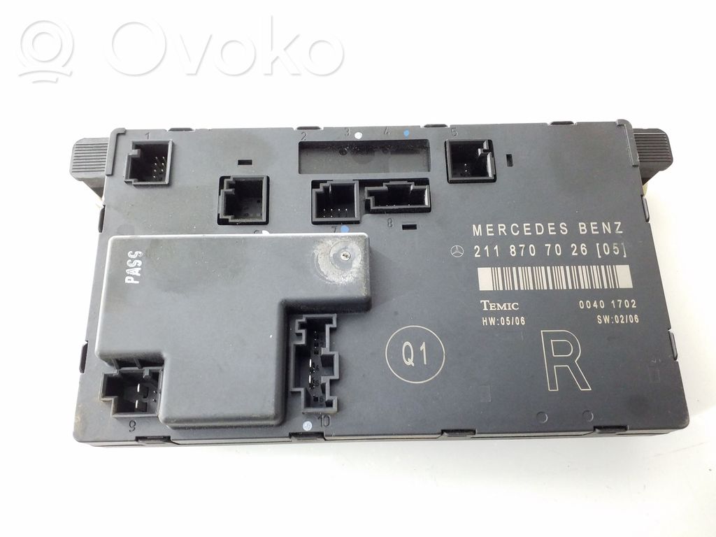 Mercedes-Benz E W211 Door control unit/module 
