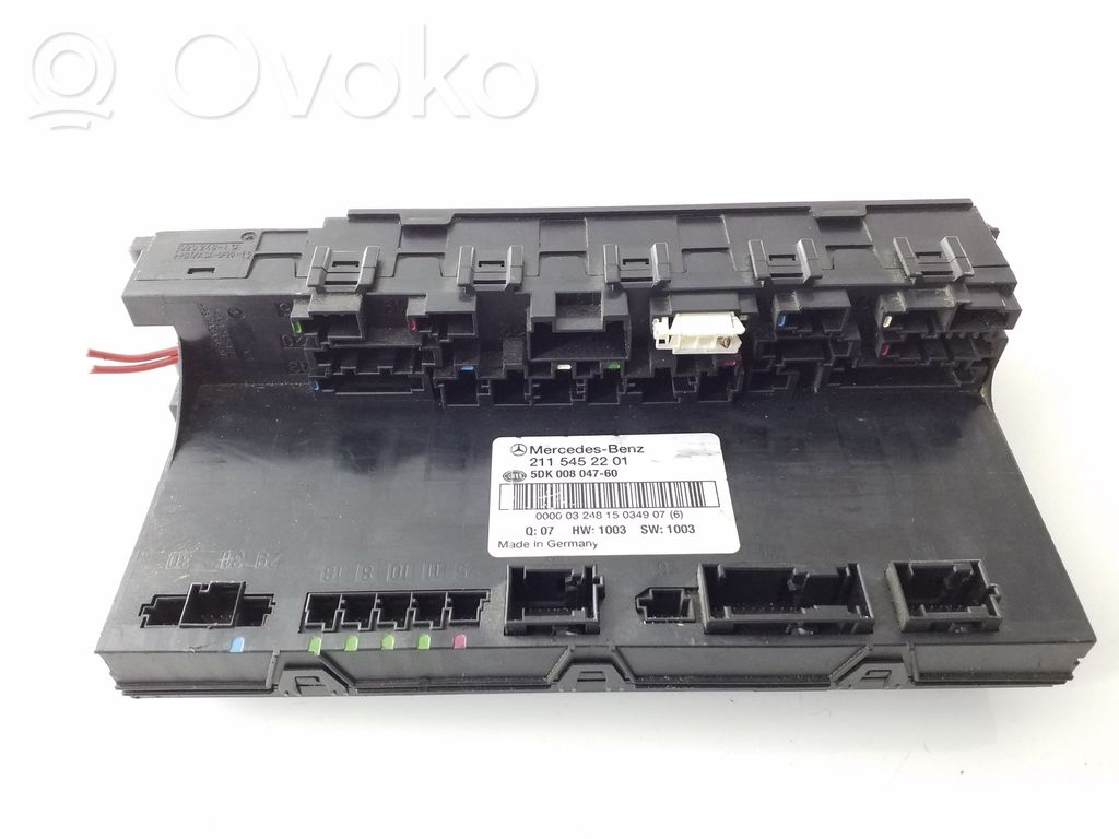 Mercedes-Benz E W211 SAM control unit 