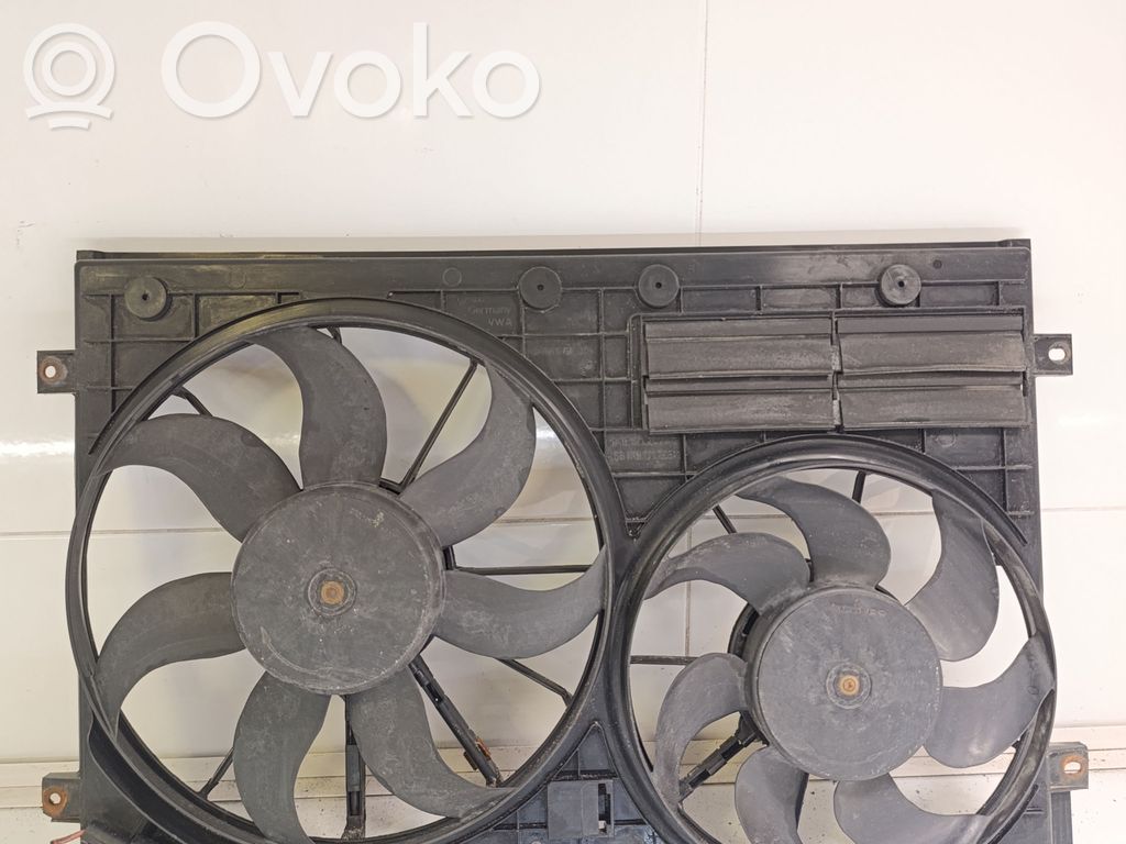 Volkswagen PASSAT B6 Elektrisks radiatoru ventilators 