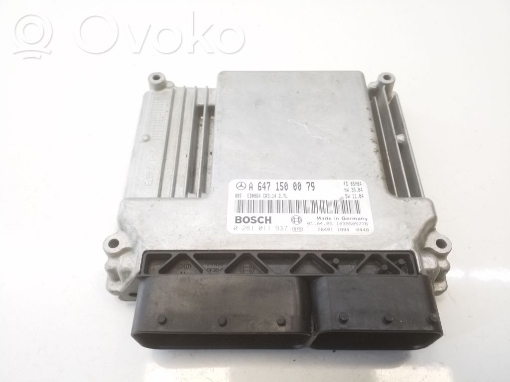Mercedes-Benz E W211 Engine control unit/module 