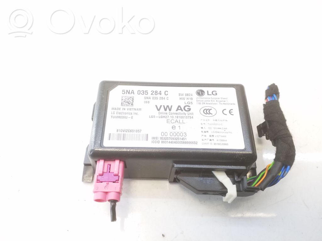 Volkswagen Golf VII Other control units/modules 